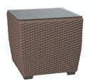 Woodard Augusta Woven Square End Table
