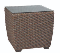 Woodard Augusta Woven Square End Table