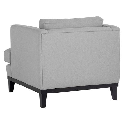 Sunpan Kaius Armchair in Limelight Oat / Limelight Silver