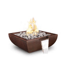 The Outdoor Plus Avalon Hammered Copper & Stainless Steel Fire & Water Bowl