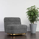 Sunpan Florin Swivel Lounge Chair - Nash Zebra