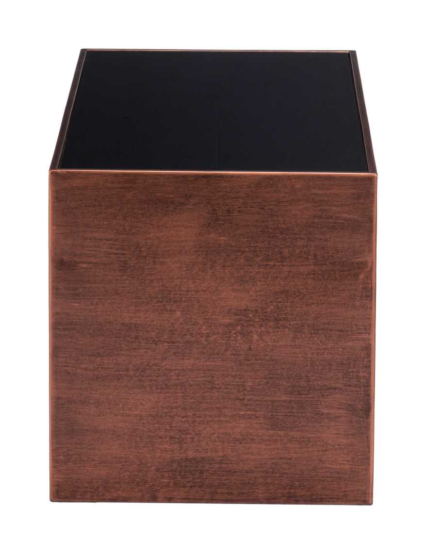 Zuo Modern Aveiro Coffee Table Copper & Black
