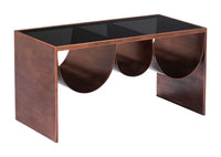Zuo Modern Aveiro Coffee Table Copper & Black