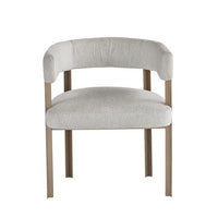 Sunpan Mae Dining Armchair - Ernst Sandstone / Ernst Silverstone
