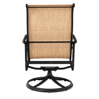 Woodard Avondale Sling Swivel Dining Arm Chair