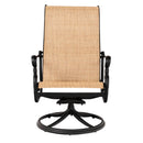 Woodard Avondale Sling Swivel Dining Arm Chair
