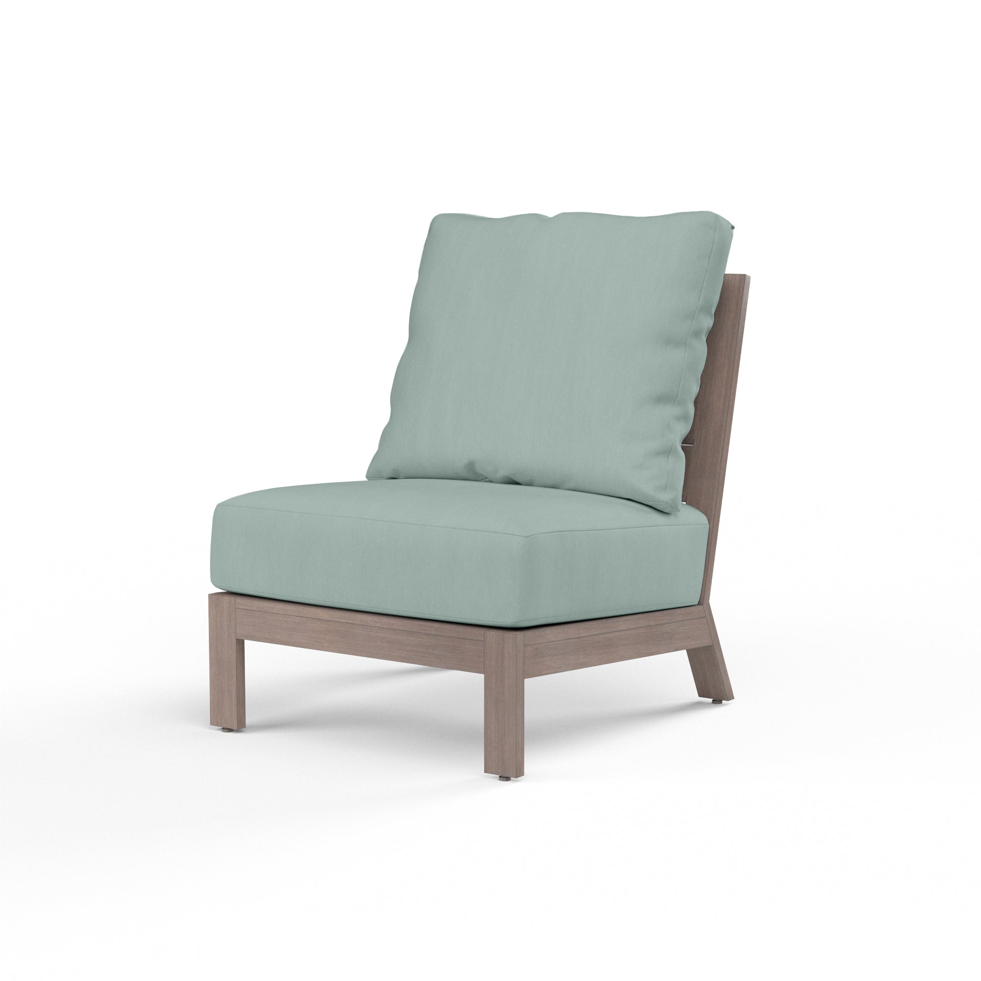 Sunset West Laguna Aluminum Armless Club with Cushion
