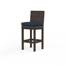 Sunset West Montecito Wicker Counter Stool with Cushion