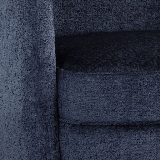 Sunpan Gilley Swivel Lounge Chair - Bergen Navy / Meg Ash