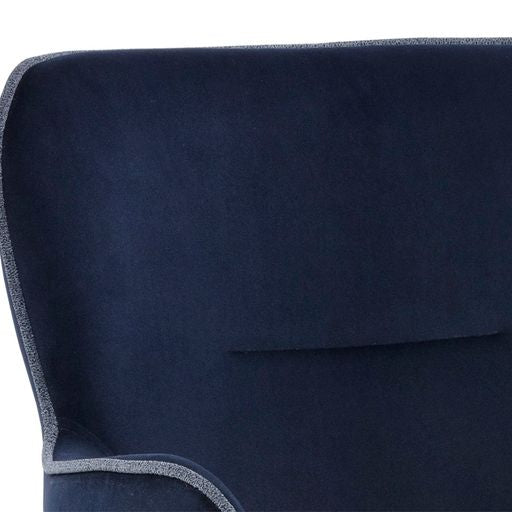 Sunpan Khai Dining Armchair - Abbington Navy - Set of Two