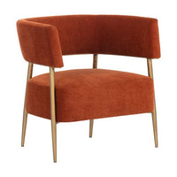 Sunpan Maestro Lounge Chair Danny Navy / Danny Rust / Dove Cream
