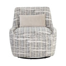 Sunpan Taira Swivel Lounge Chair - Shade Driftwood / Navarro Stone