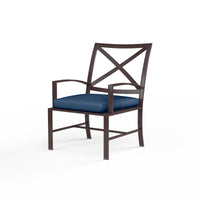 Sunset West La Jolla Aluminum Dining Chair with Cushion