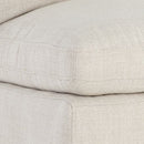 Sunpan Glenrose Wheeled Dining Chair in Effie Linen / Effie Smoke