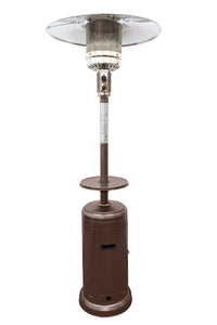 AZ Patio Heaters Outdoor Patio Heater in Hammered Silver / Bronze