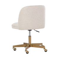 Sunpan Kenna Office Chair in Belfast Navy / Belfast Oatmeal
