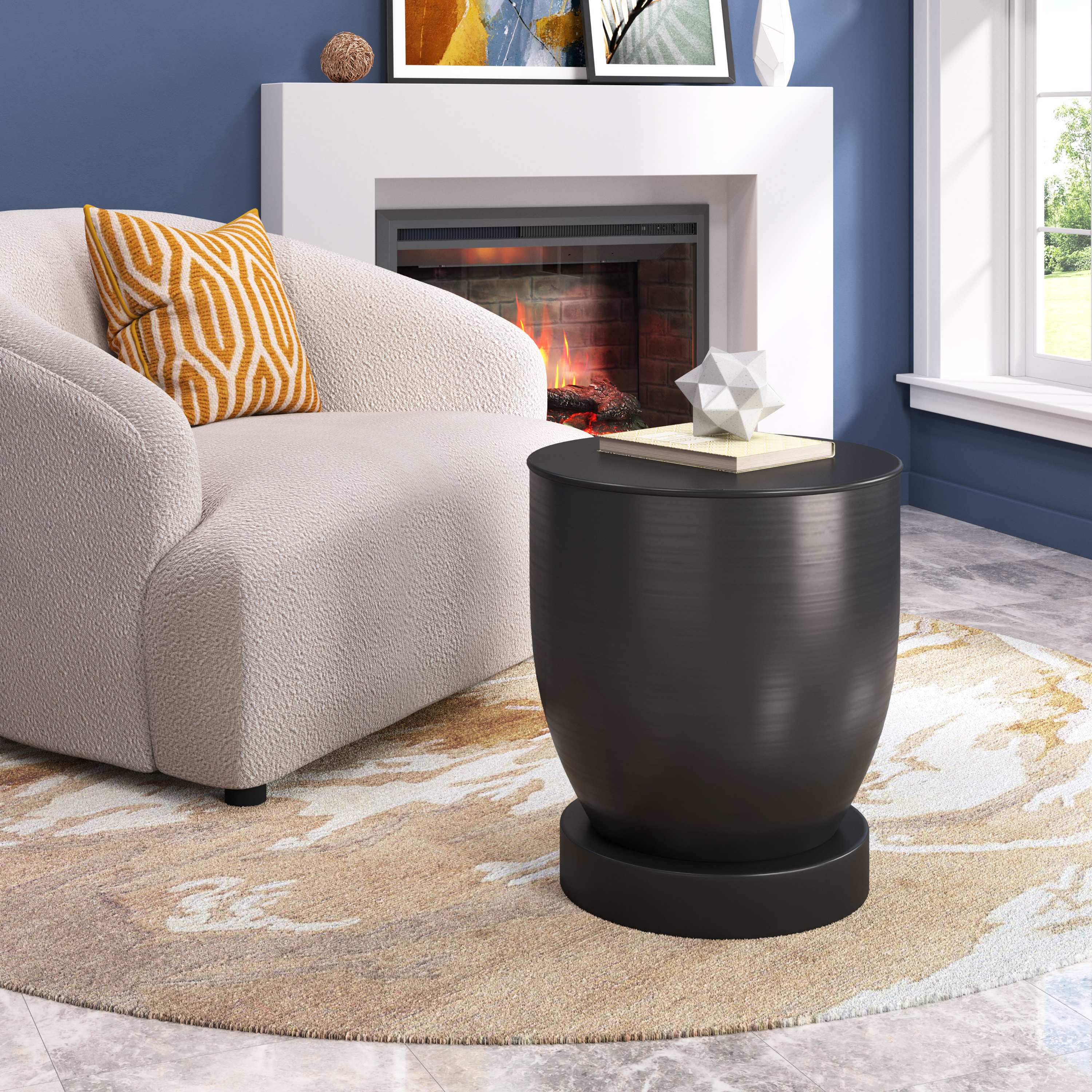 Zuo Modern Baku Side Table Black