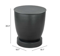 Zuo Modern Baku Side Table Black