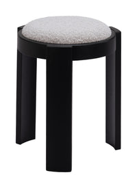 Zuo Modern Banjul Ottoman in Misty Gray