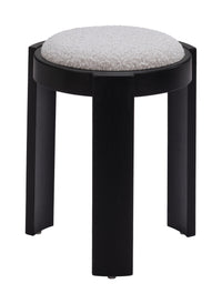 Zuo Modern Banjul Ottoman in Misty Gray