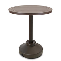 Telescope Casual 42" Round Marine Grade Polymer Table Top Only With Umbrella Hole