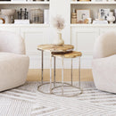 Zuo Modern Bari Nesting Table Set Natural
