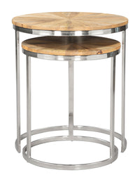 Zuo Modern Bari Nesting Table Set Natural