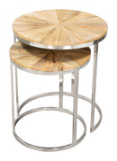Zuo Modern Bari Nesting Table Set Natural