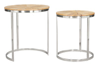 Zuo Modern Bari Nesting Table Set Natural
