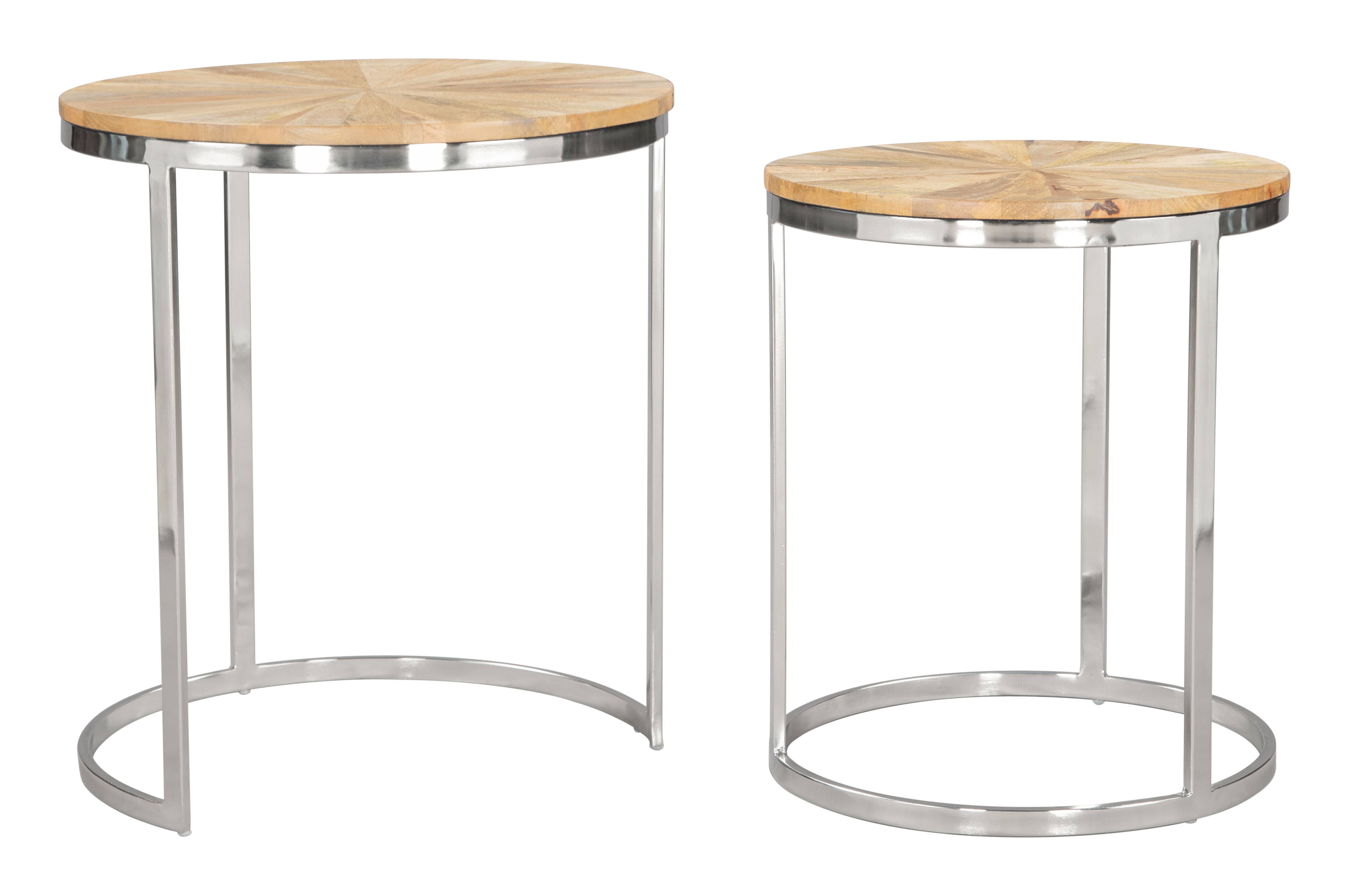 Zuo Modern Bari Nesting Table Set Natural