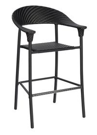 Woodard Barlow Stationary Bar Stool