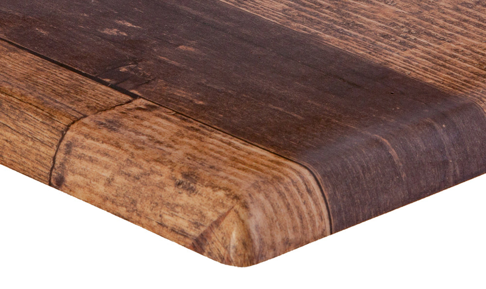 BFM Seating SoHo Table Top In Baltic Brown/Barn Wood/Rustic Gray/Gray Slate/Silver Mist