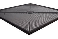 BFM Seating Barnegat Galvanized Micro-Mesh Steel Table Top - Black