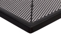 BFM Seating Barnegat Galvanized Micro-Mesh Steel Table Top - Black