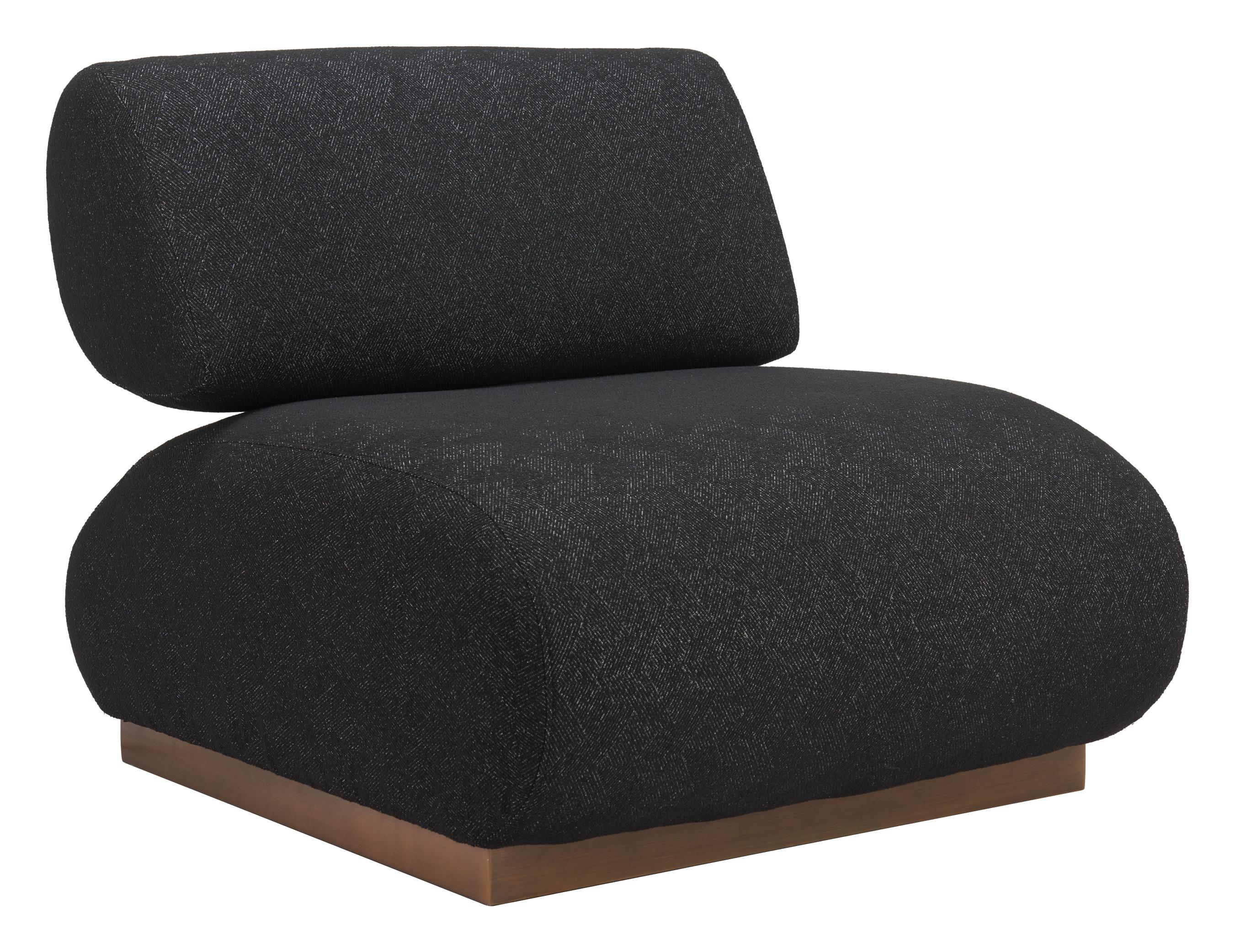 Zuo Modern Barsa Accent Chair in Black