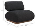 Zuo Modern Barsa Accent Chair in Black