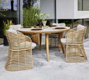 Cane-Line Aspect Dining Table - Dia. 56.7"