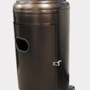 AZ Patio Heaters Outdoor Patio Heater in Hammered Silver / Bronze
