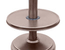 AZ Patio Heaters Outdoor Patio Heater in Hammered Silver / Bronze