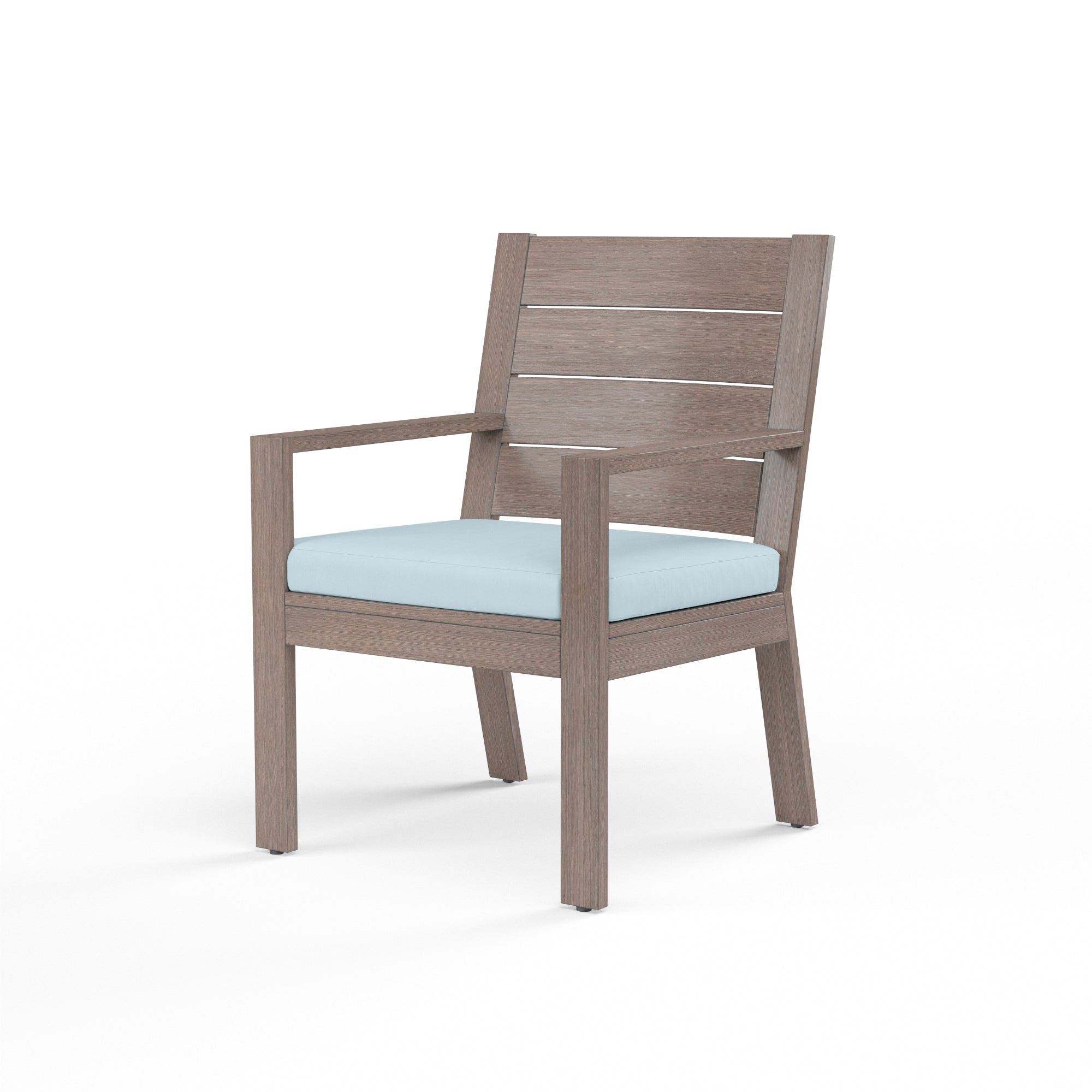 Sunset West Aluminum Laguna Dining Chair with Cushion