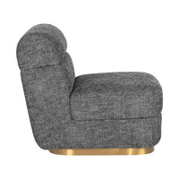 Sunpan Florin Swivel Lounge Chair - Nash Zebra