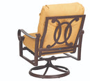 Woodard Belden Cushion Swivel Rocking Lounge Chair