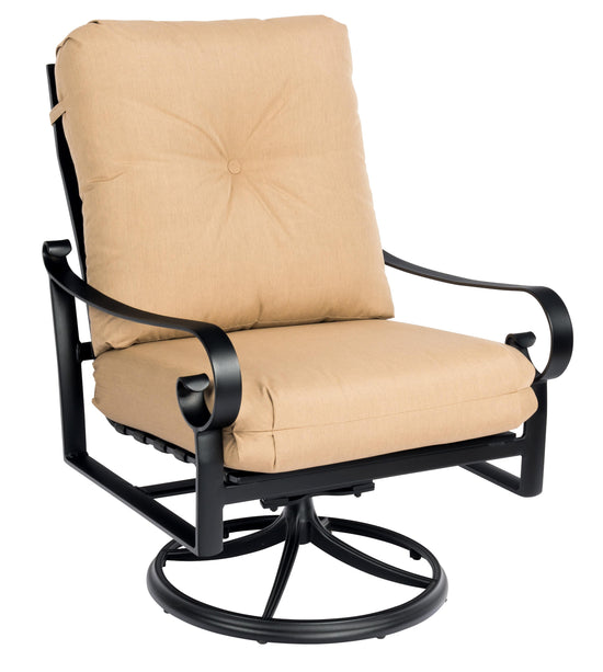 Woodard Belden Big Man's Swivel Rocking Lounge Chair