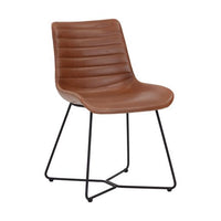 Sunpan Gracen Dining Chair in Hazelnut / Nightfall Black