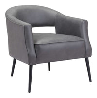 Zuo Modern Berkeley Accent Chair Vintage in Brown/Gray