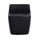 Sunpan Ledger Stool in Ash Grey Wood Look / Black / White