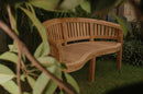 Anderson Teak Curve 3-Seater Bench Extra Thick Wood