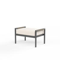 Sunset West Pietra Ottoman with Cushion
