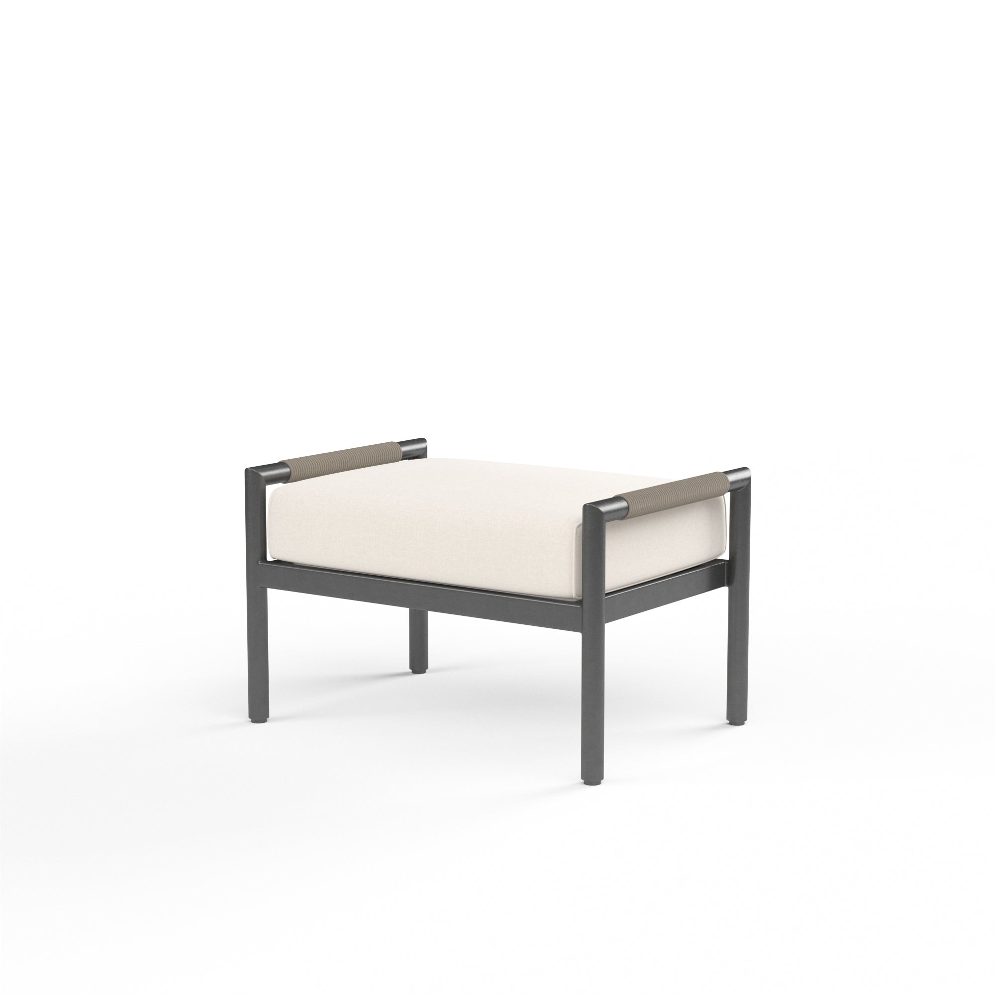 Sunset West Pietra Ottoman with Cushion