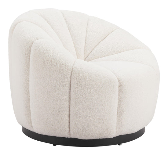 Zuo Modern Bhutan Accent Chair in Cream